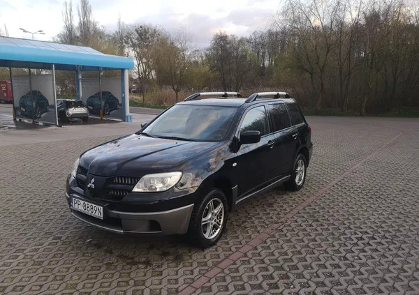 mitsubishi outlander Mitsubishi Outlander cena 15500 przebieg: 175000, rok produkcji 2005 z Wyrzysk